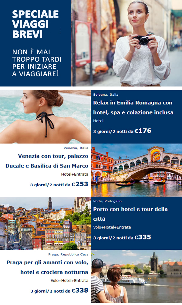 🧳 Speciale Viaggi Brevi - Non è mai troppo tardi per iniziare a viaggiare! ✈️